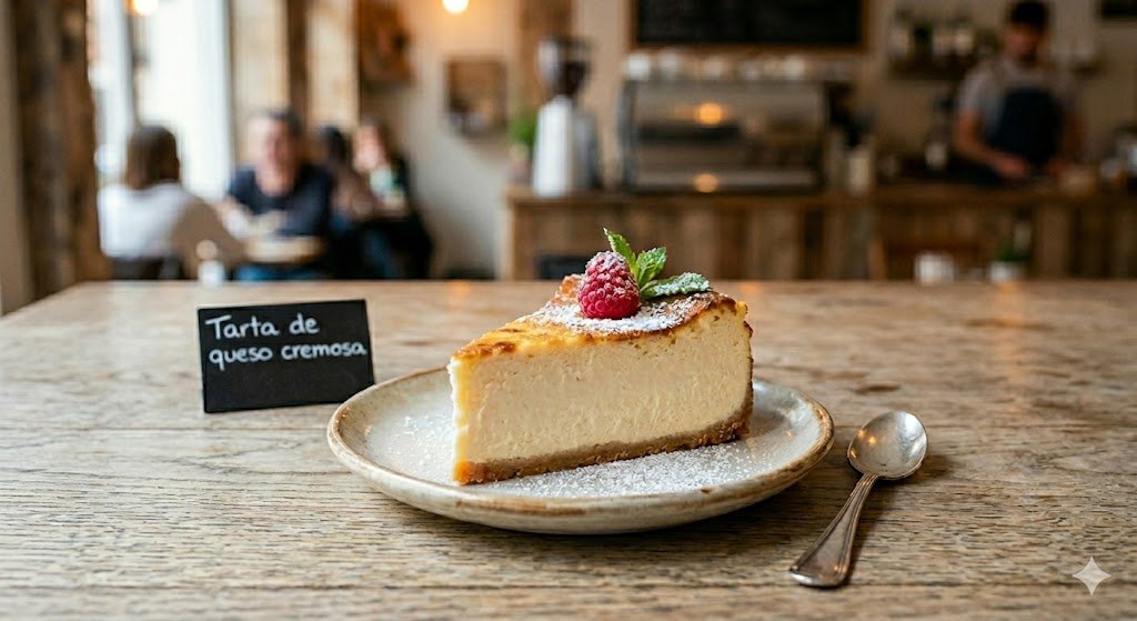 Tarta de queso cremosa