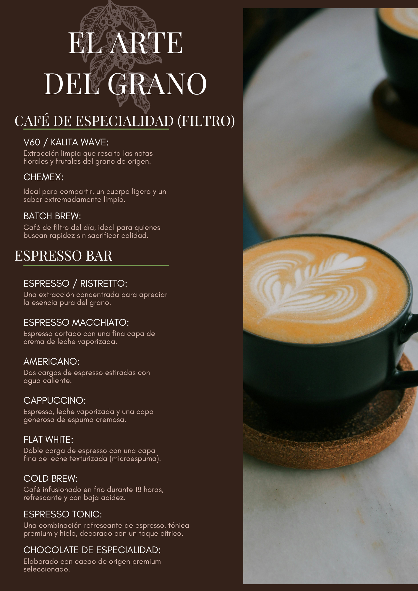 CARTA RESTAURANTE