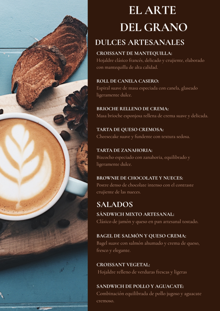 La carta de la comida